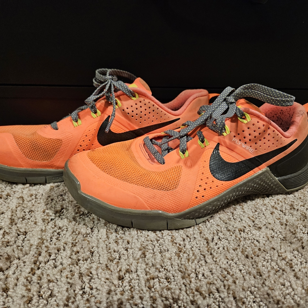 Nike Orange Athletic Shoes
